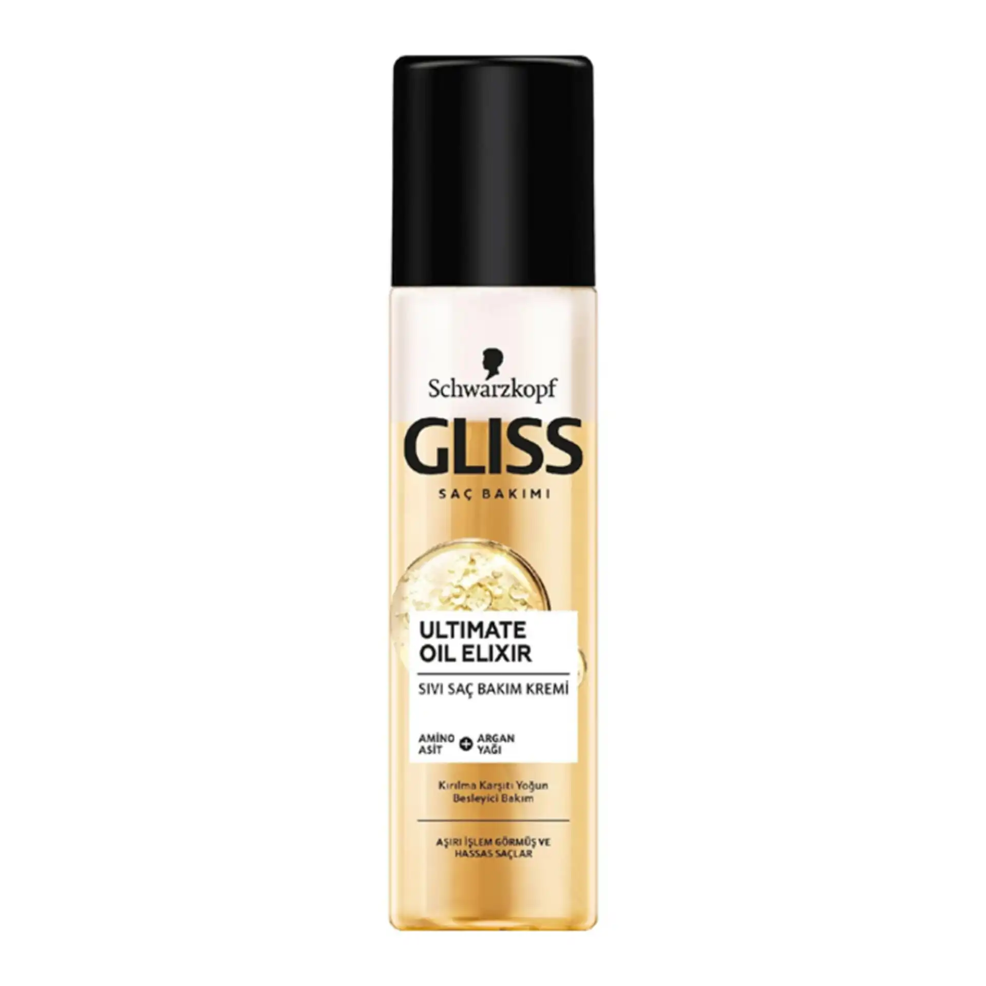 اسپری دوفاز موی گلیس طلایی Gliss Ultimate Oil Elixir
