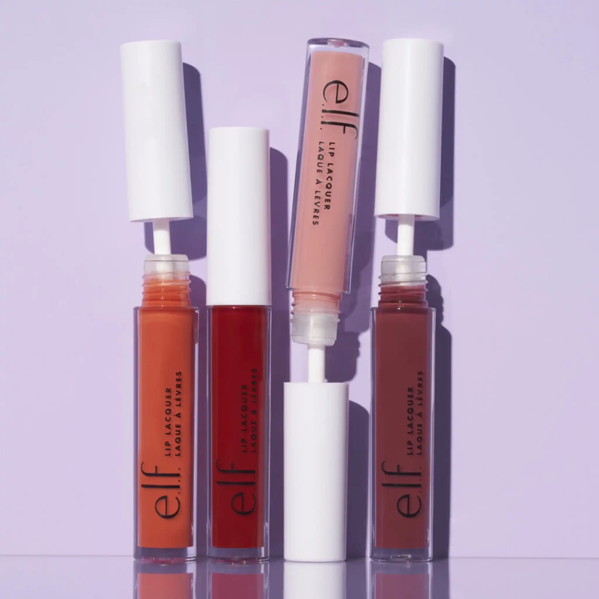 Elf-Lip-Gloss-Whisper-Pink-3 لیپ گلاس الف رنگ elf Lip Gloss Whisper Pink