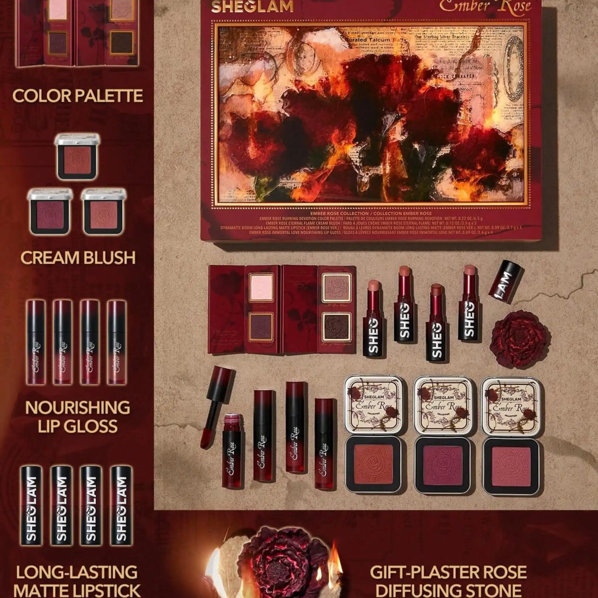 پک امبر رز شیگلم Ember Rose Sheglam