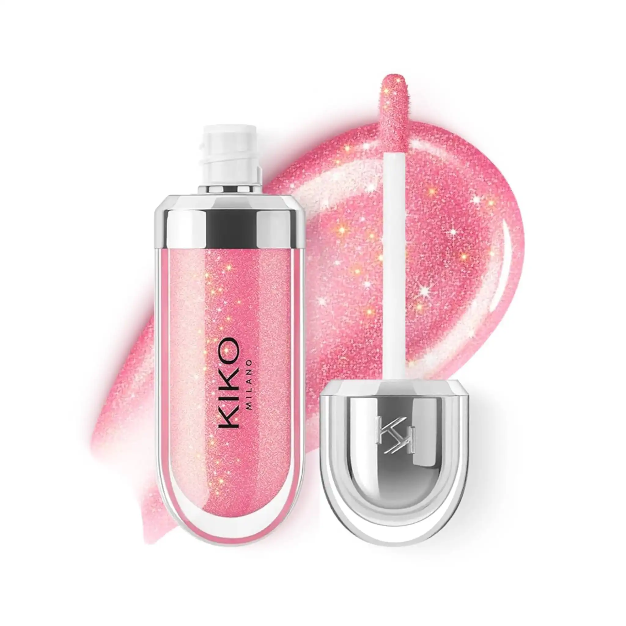 لیپ گلاس کیکو شماره 26 Sparkling Hibiscus Pink اورجینال