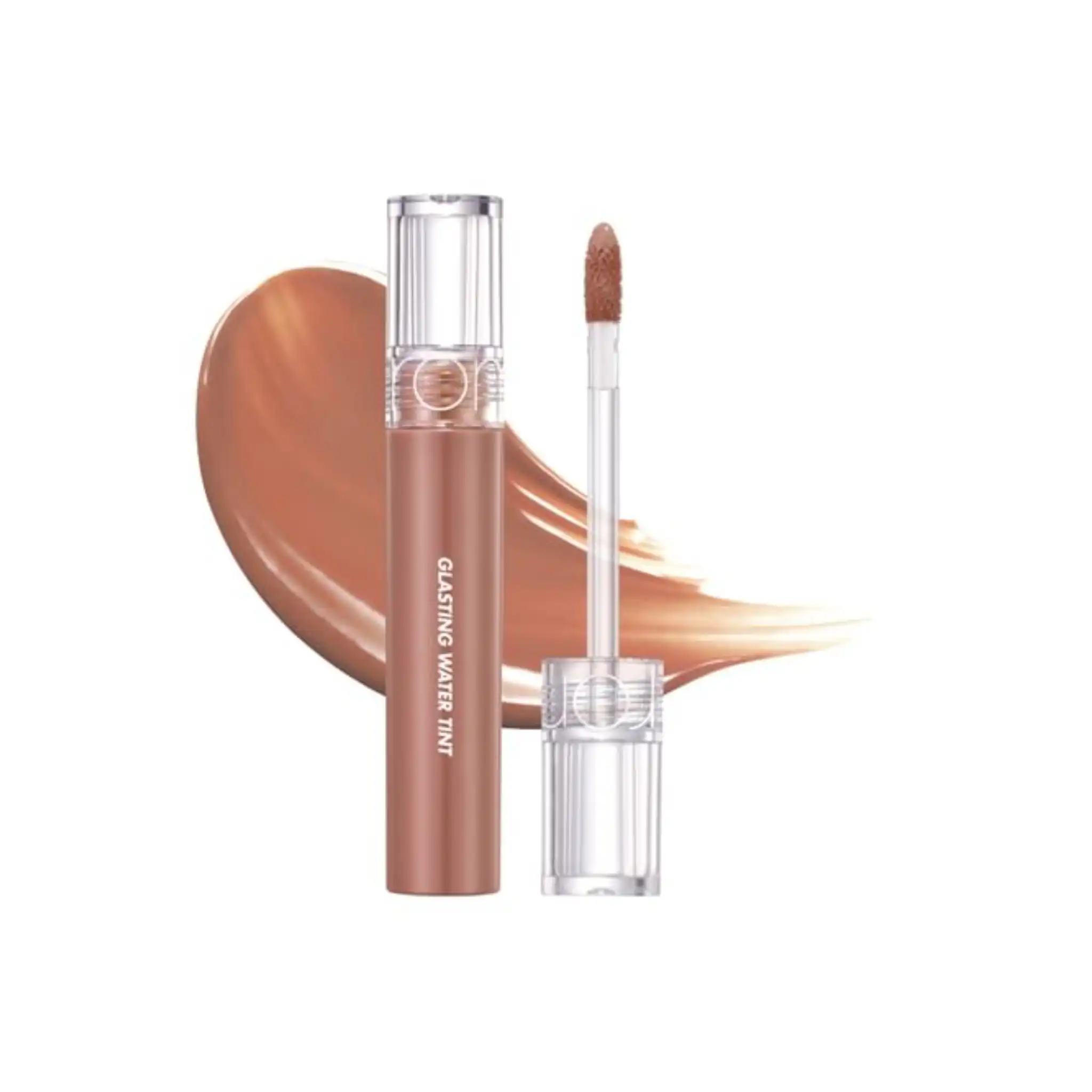 لیپ گلاس رومند رنگ Nudy Sundown مدل Glasting Water Tint rom&nd