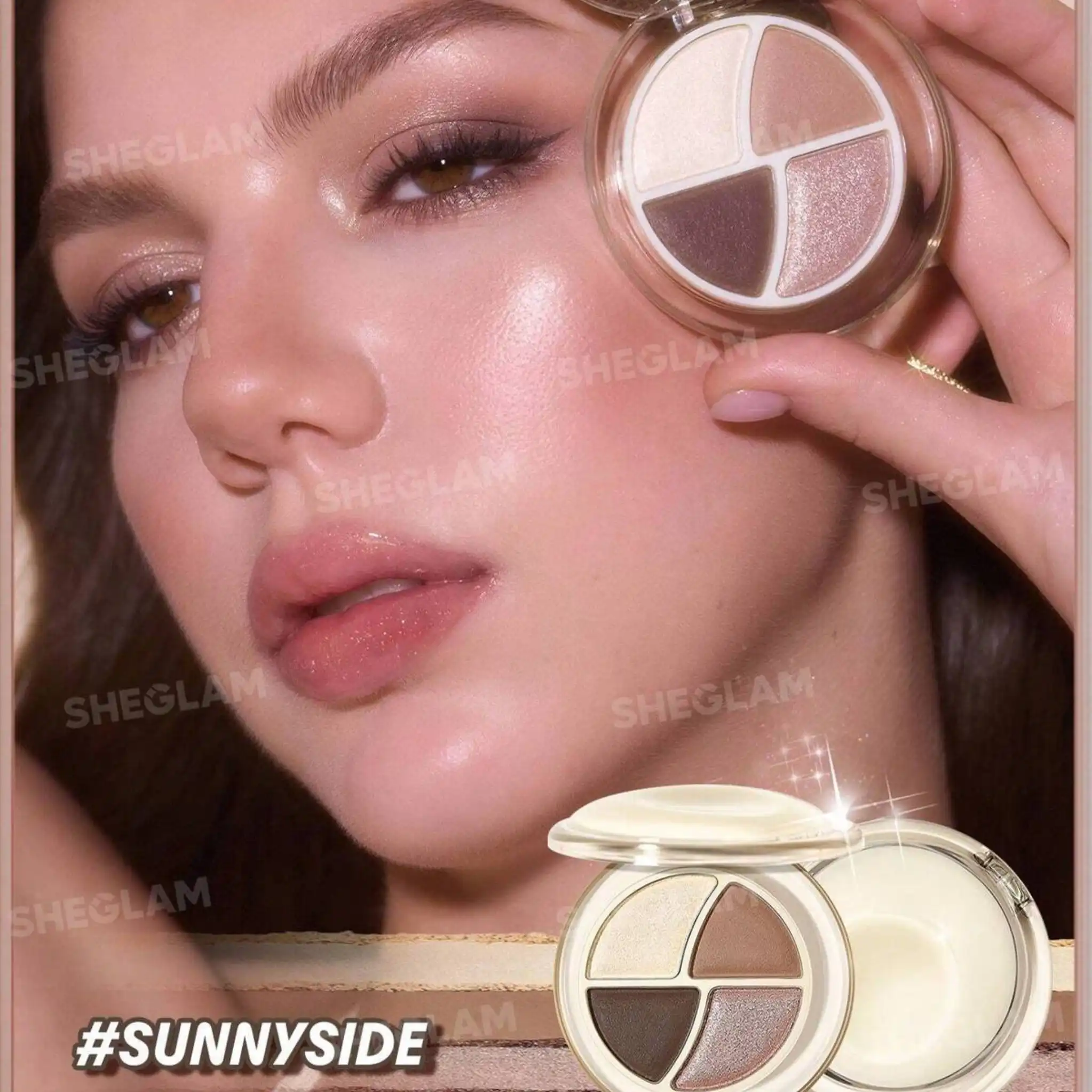 پالت سایه 4 رنگ شیگلم رنگ Sunny Side