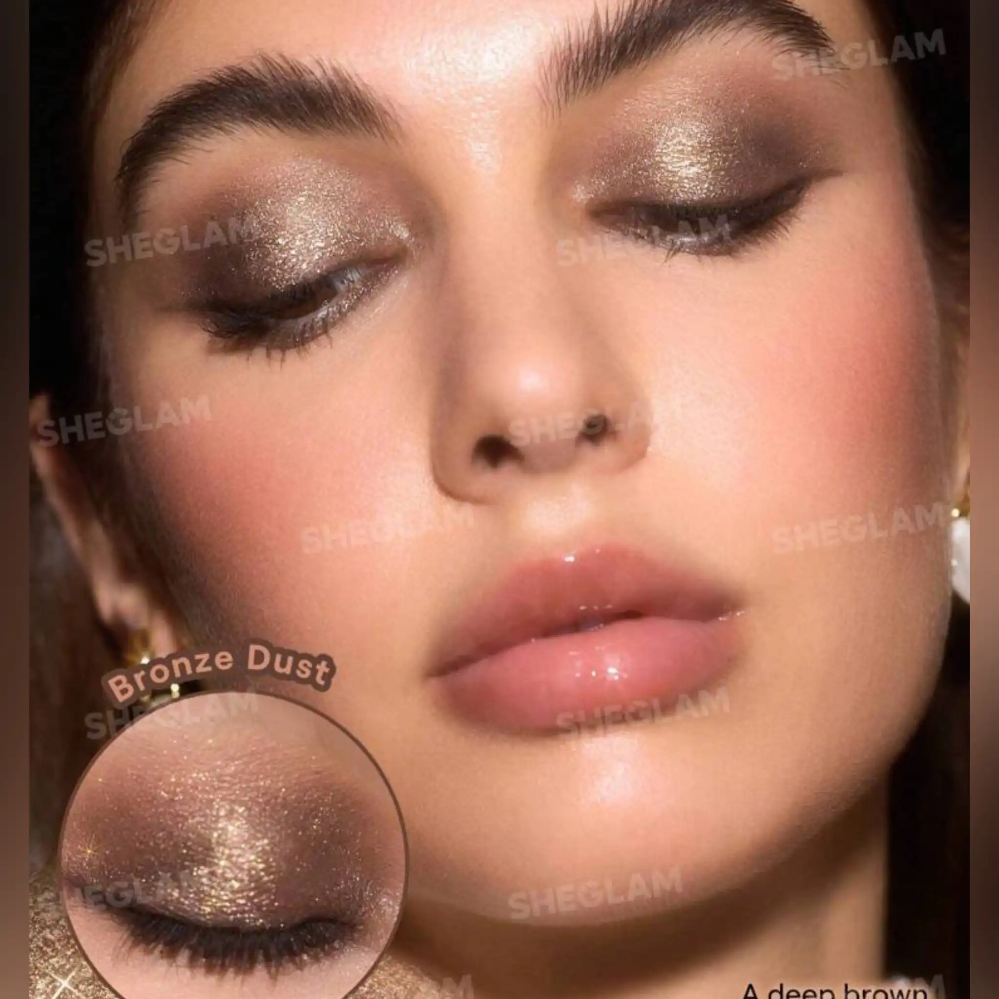 سایه استیکی شیگلم رنگ Bronze Dust