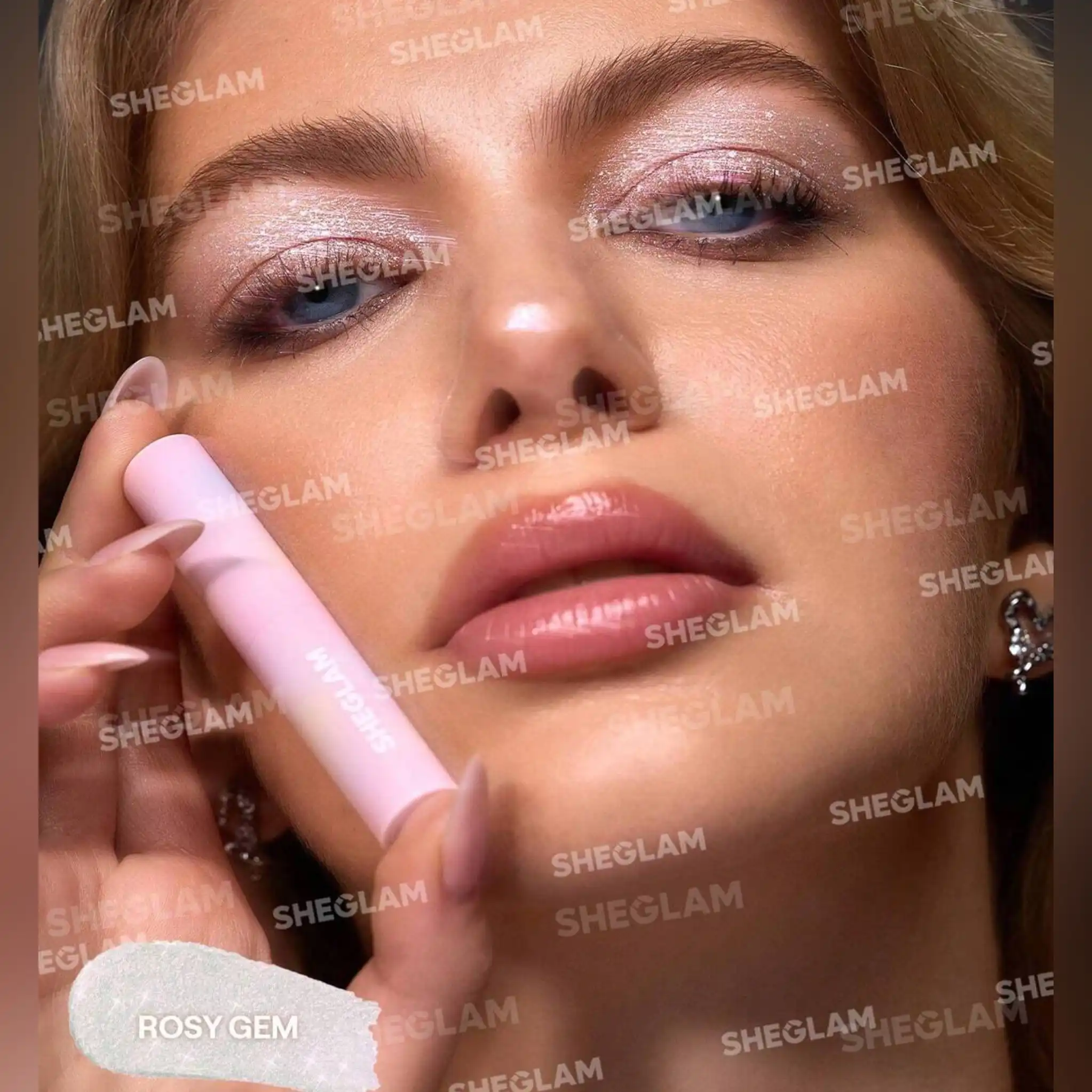 سایه استیکی شیگلم رنگ Rosy Gem
