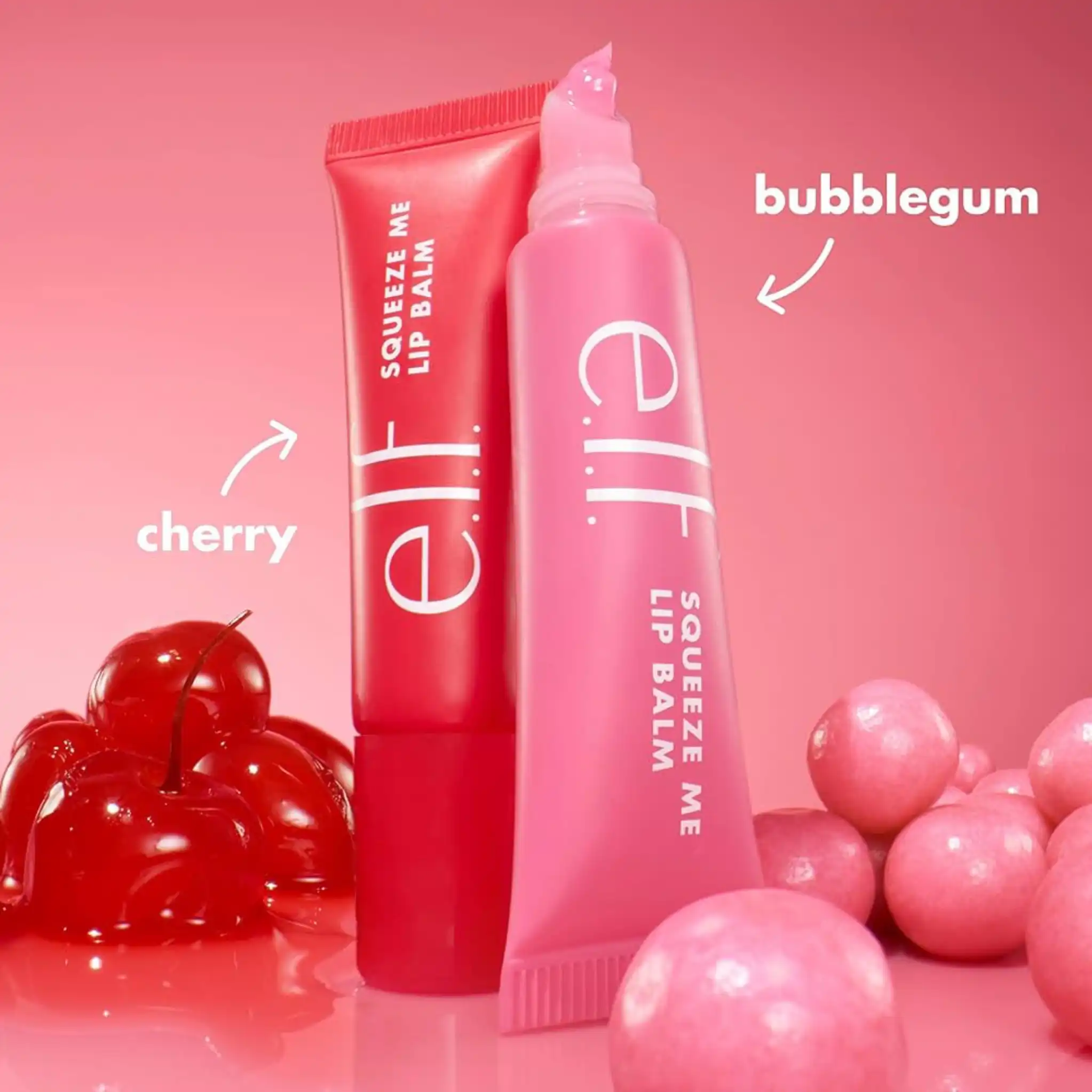 بالم لب الف دوتایی رنگ Bubblegum و Cherry Scents مدل Squeeze Me