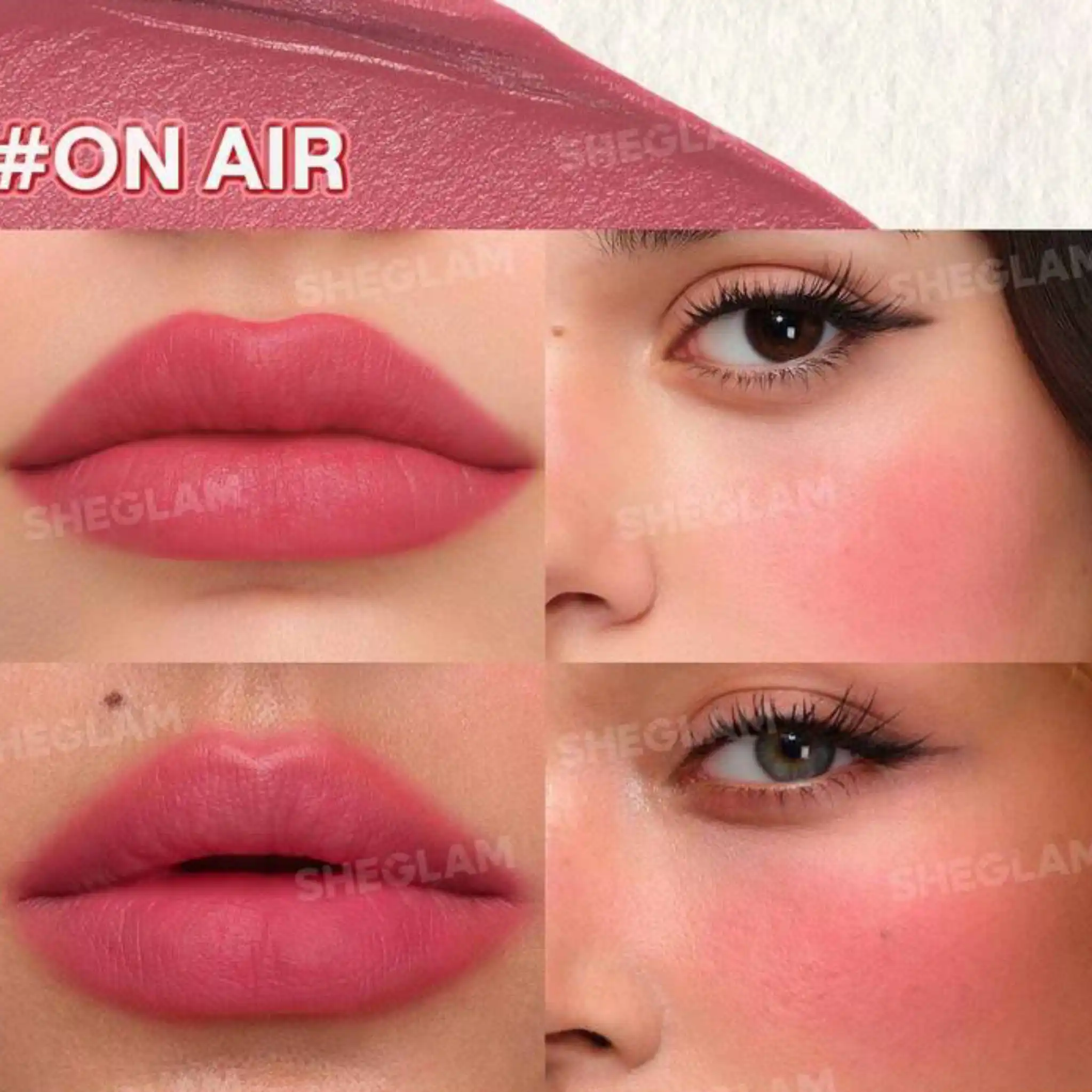 رژگونه رژلب شیگلم رنگ On Air